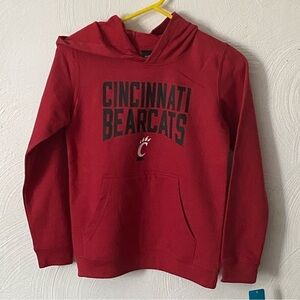 NWT Cincinnati BearCats‎ Hoodie Sweatshirt Kids Size M 8-10 Red 2Gen